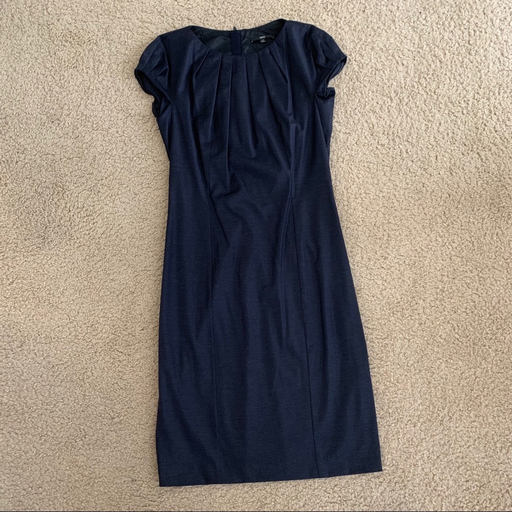 Hugo Boss Navy Mini Dress